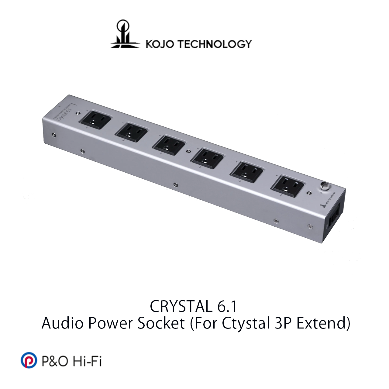 KOJO TECHNOLOGY CRYSTAL 6.1 發燒美式電源排插拖板 ( Ctystal 3P 擴展用)