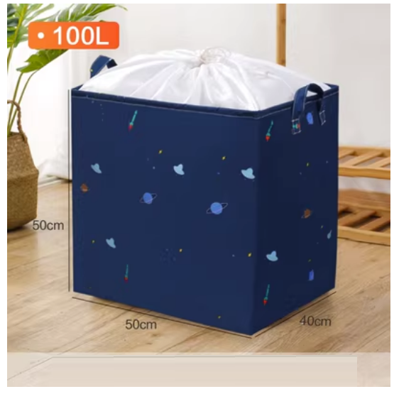 Hot selling quilt clothing organization bag (Big Mike [100L] Interstellar Channel thickened polyester material)