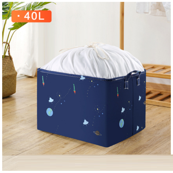 Hot Selling Quilt Clothes Organizing Bag ([40L] Interstellar Channel Thickened Polyester Cotton Material)