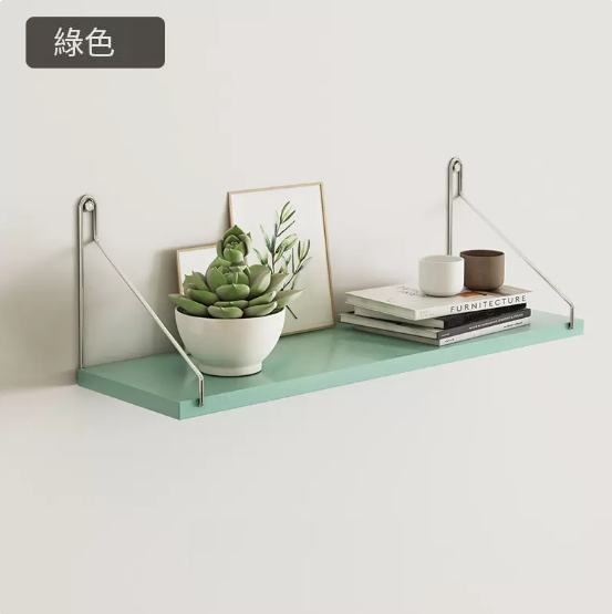 Hot selling wall partition storage rack (30cm green single)