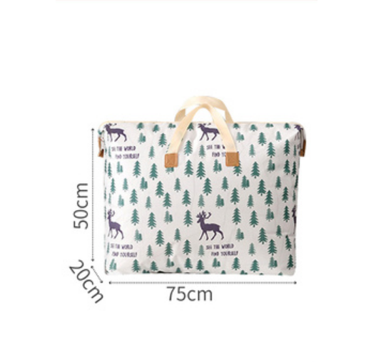 Hot Selling Cotton Bedding Clothing Organizing Bag (Elk Style-85L)