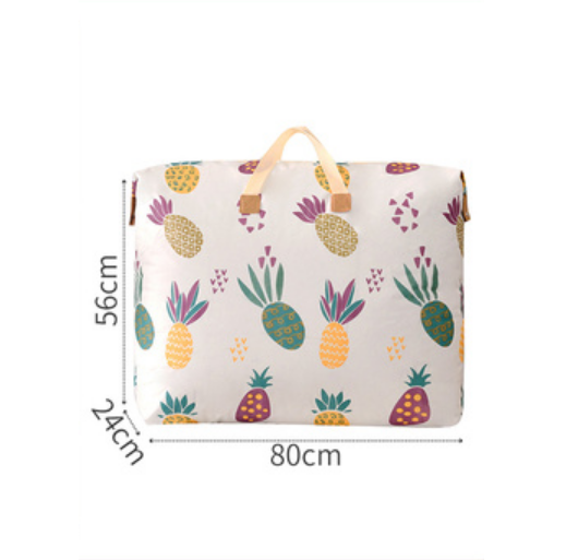 Hot Selling Cotton Bedding Clothing Organizing Bag (Pineapple Style-125L)