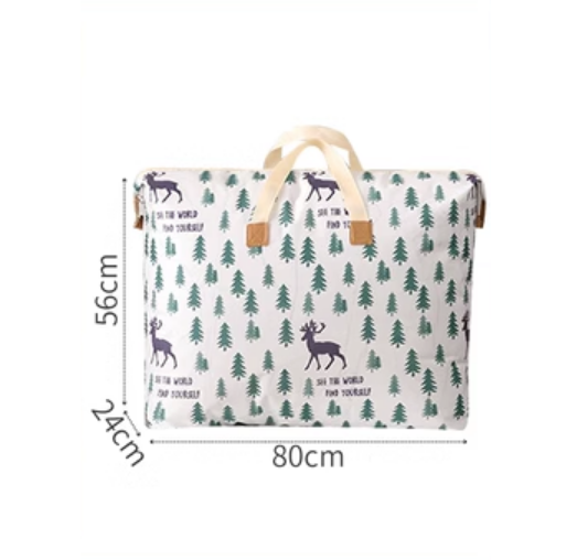 Hot Selling Cotton Bedding Clothing Organizing Bag (Elk Style-125L)