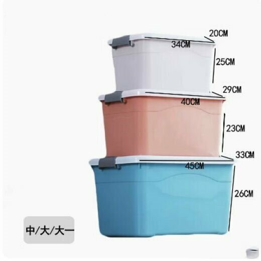 Hot-selling sundries storage box (mixed colors [larger, large, medium three-piece set])