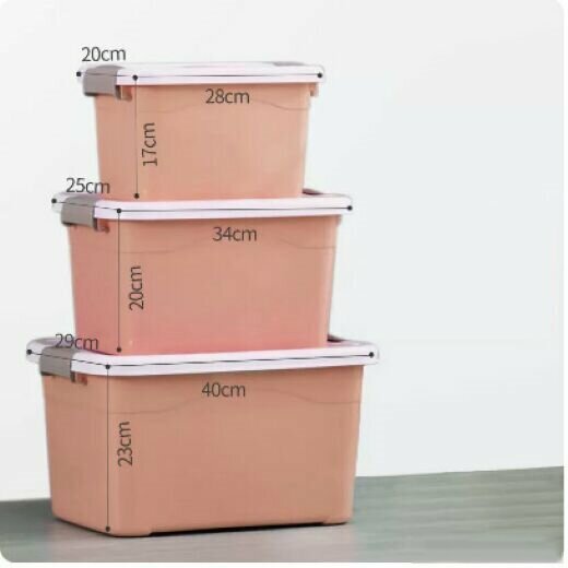 Hot selling sundries storage box (pink [large, medium, small three-piece set])