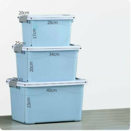 Hot selling sundries storage box (blue [large, medium, small three-piece set])