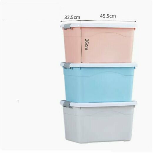Hot selling sundries storage box (mixed color [one size larger, three-piece set])