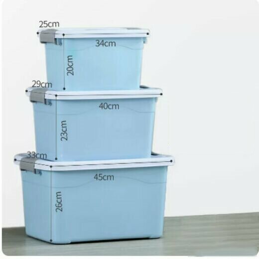 Hot-selling sundry storage box (blue [larger, large, medium three-piece set])