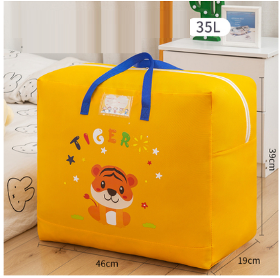Hot Selling Cotton Bedding Clothing Organizing Bag (Yellow Ruyihu-Upgraded Thickened Oxford Cloth-35L)