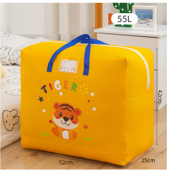 Hot Selling Cotton Bedding Clothing Organizing Bag (Yellow Ruyihu-Upgraded Thickened Oxford Cloth-55L)