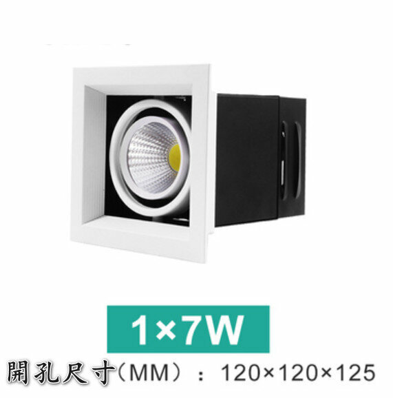爆款LED天花筒燈【7W】【白光】 