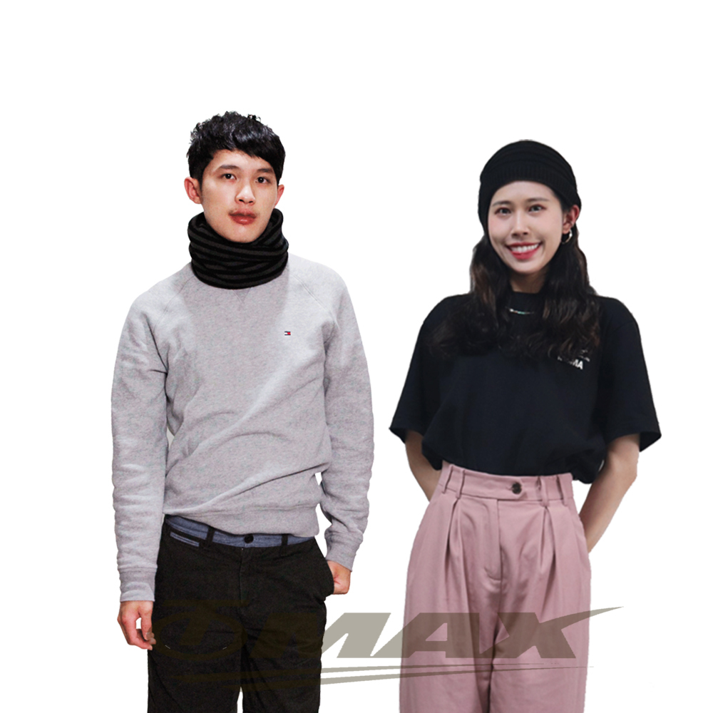 OMAX雙面毛帽圍脖兩用款-2入 (顏色隨機) 破盤下殺 OMAX歐妹思購物網