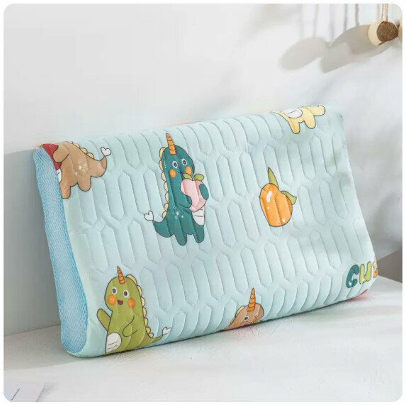 Hot recommended pillow cover [latex mat cute dinosaur] [40*60cm]