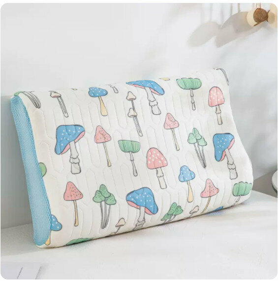 Hot recommendation pillow cover [latex mat small mushroom] [40*60cm]
