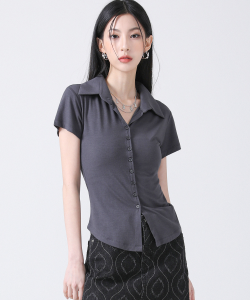 AVANDRESS Sopy Collar Short-Sleeve