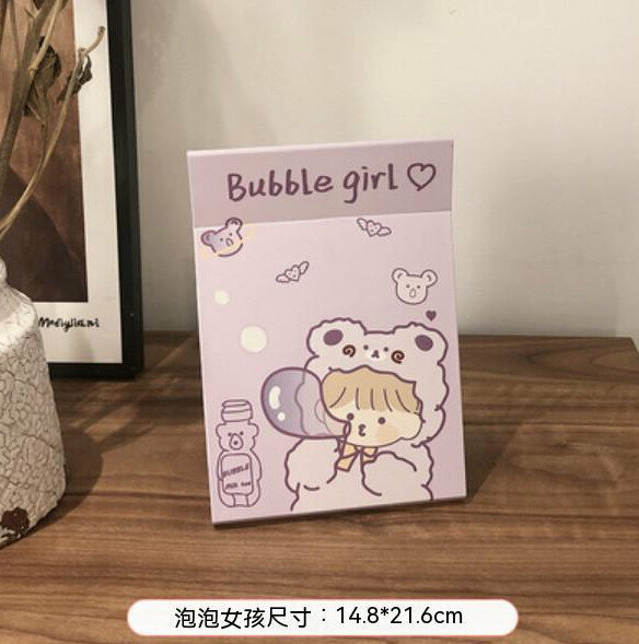 New desktop standable dressing table mirror (Bubble Girl)