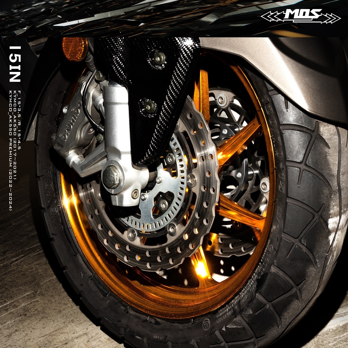 Forged AK07 Wheel for Kymco AK550 / AK550 AK575 Premium