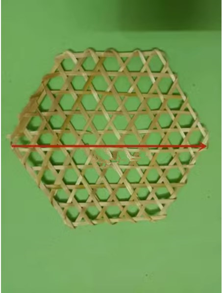 新款多用途竹編餐墊（5眼）（規格：直徑12-13CM）