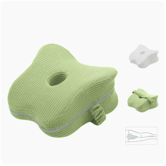New style leg pillow leg pad [Apple style light green]