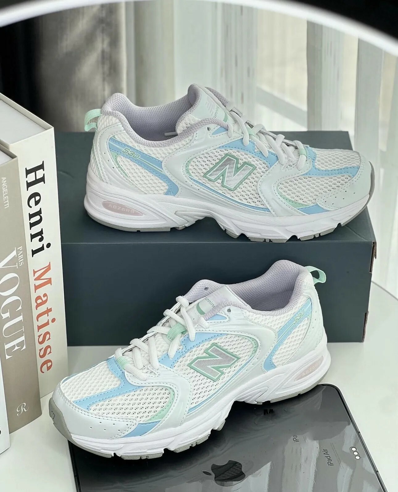 New Balance NB 530 白雪 寶寶藍 MR530PC