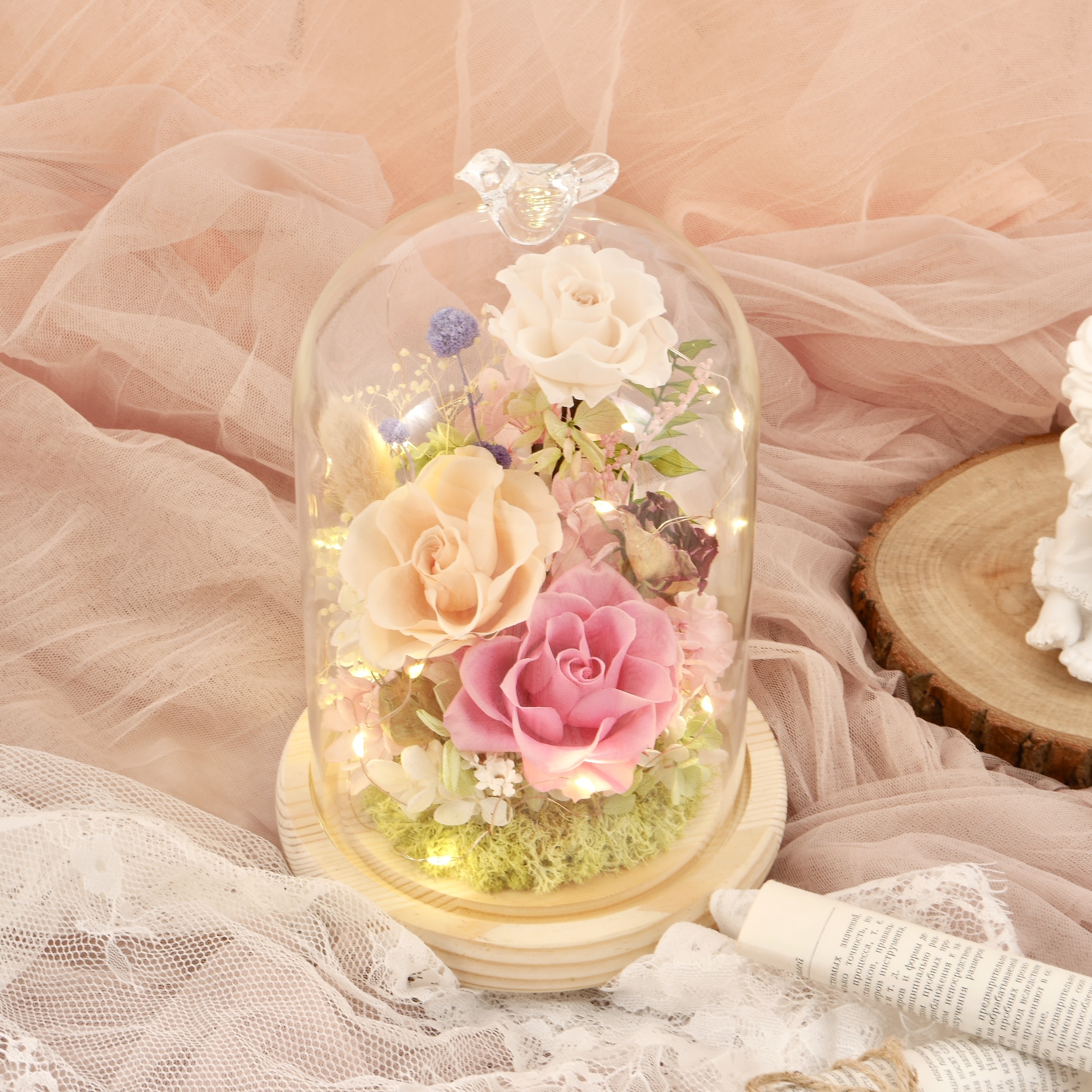 【夏洛特花園】長型玻璃花盅-大