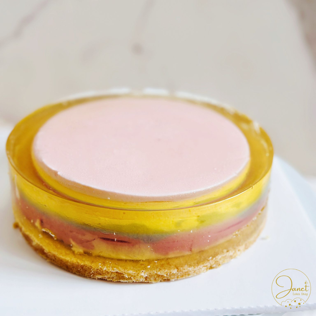 雨後初霽彩虹芝士慕絲蛋糕