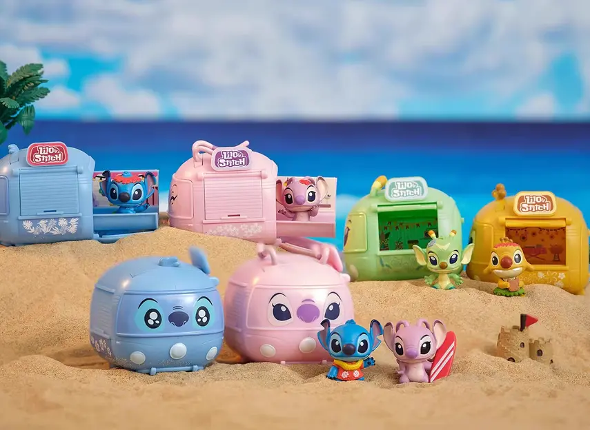 史迪奇盒玩-露營車(隨機出貨)