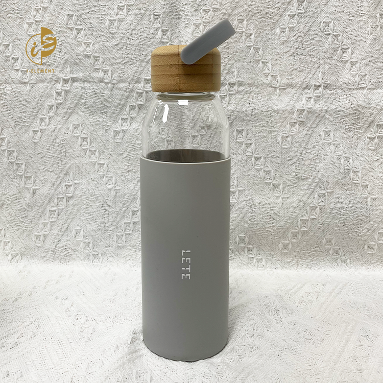 玻璃水樽｜500ml｜送矽膠保護套