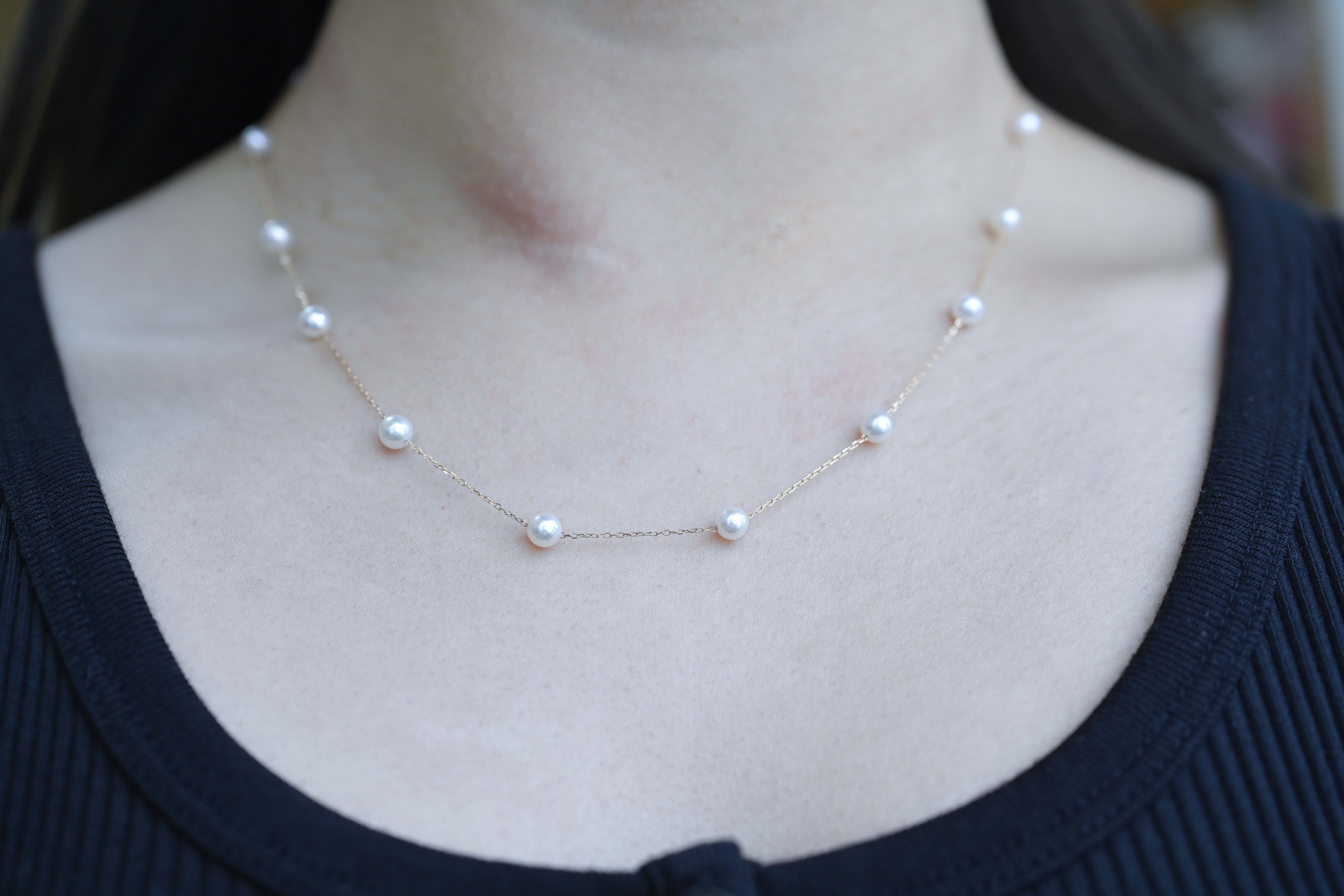 18K 彩凜珠 Akoya Necklace