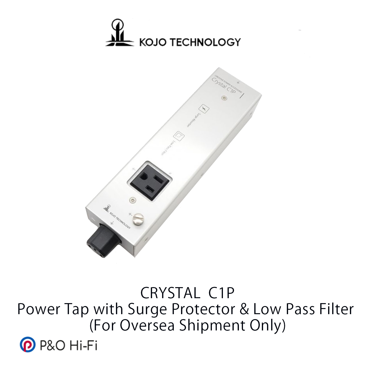 KOJO TECHNOLOGY CRYSTAL C1P 發燒美式電源排插濾波拖板 ( 只供出口使用)