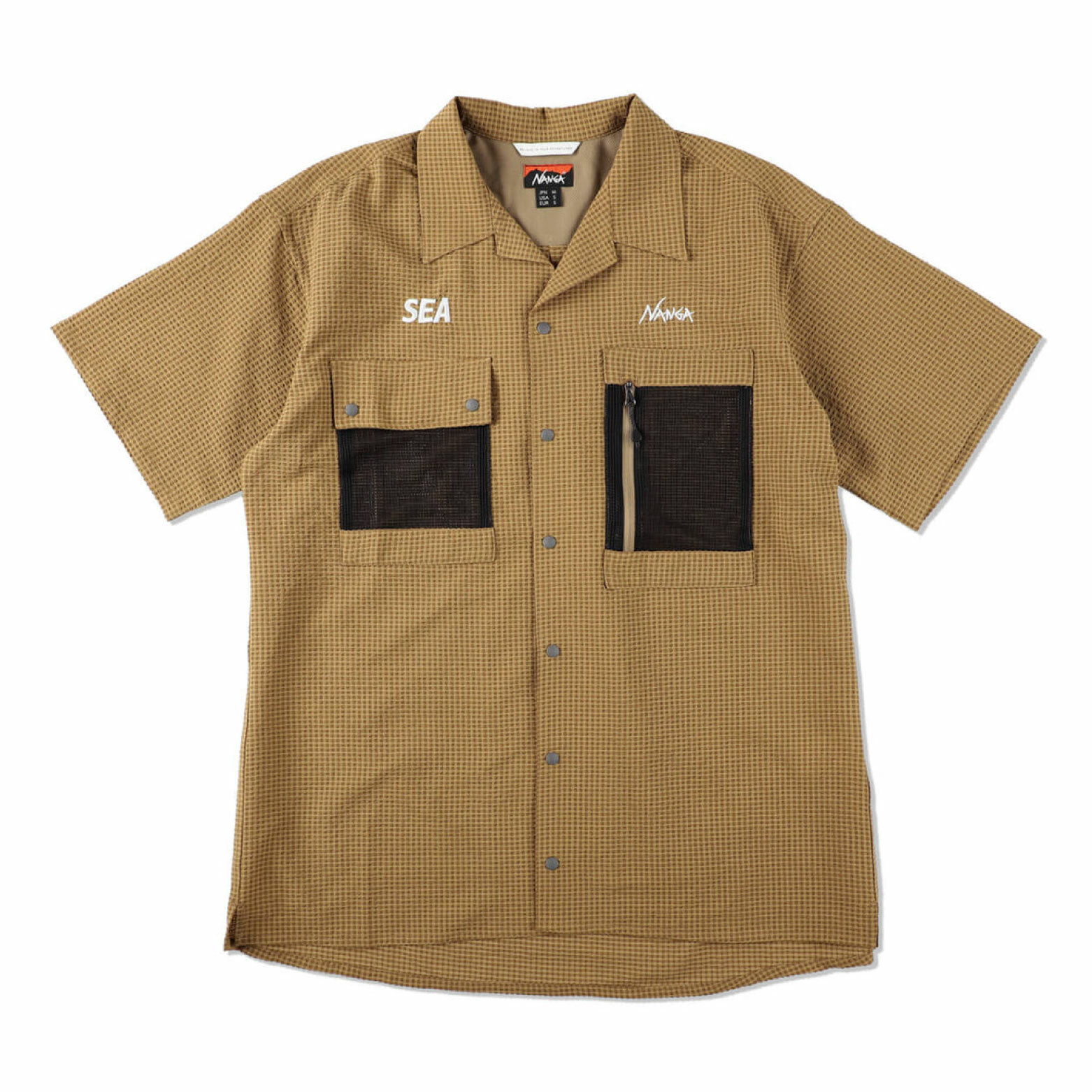 NANGA x WDS H/S Open Collar Shirt 短袖襯衫