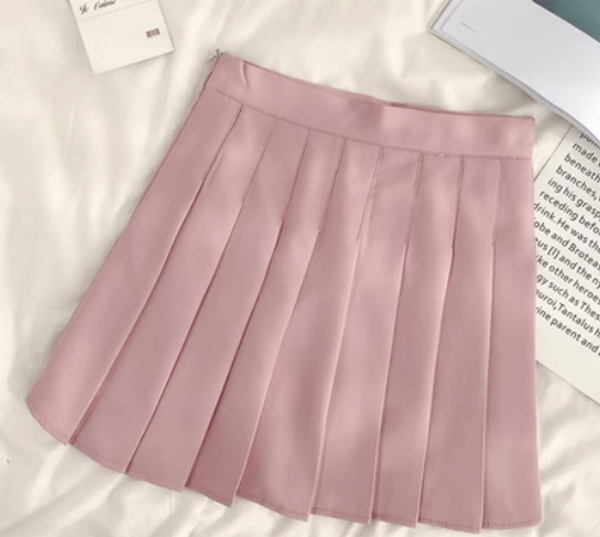 熱賣A字百褶半身裙（粉色常規款）（尺碼:S-XL)(下單後聯絡客服確認發貨尺碼)