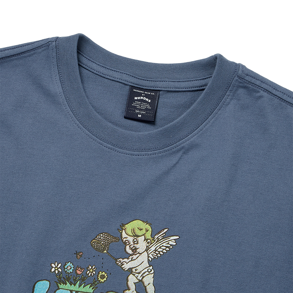 Tシャツ・カットソー WKNDRS CHERUB T-SHIRT 4KH037 ☆2023SS新作☆WKNDRS☆CHERUB KNITTED T-SHIRT (WKNDRS/Tシャツ