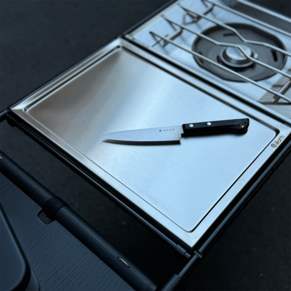 the earth One Unit Cutting Board + Bag 304不鏽鋼一單位料理盤+收納袋