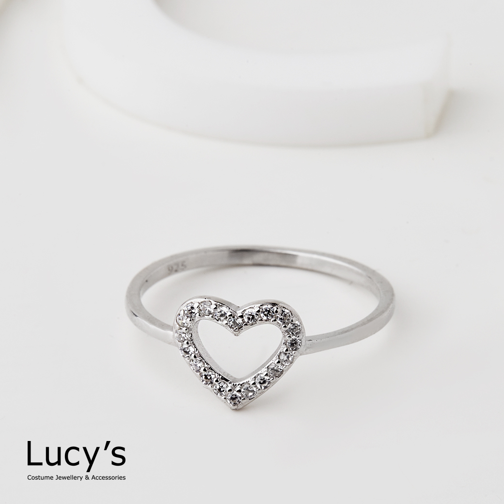 925純銀 心戀 戒指 (三色) (116480/116482/116484)