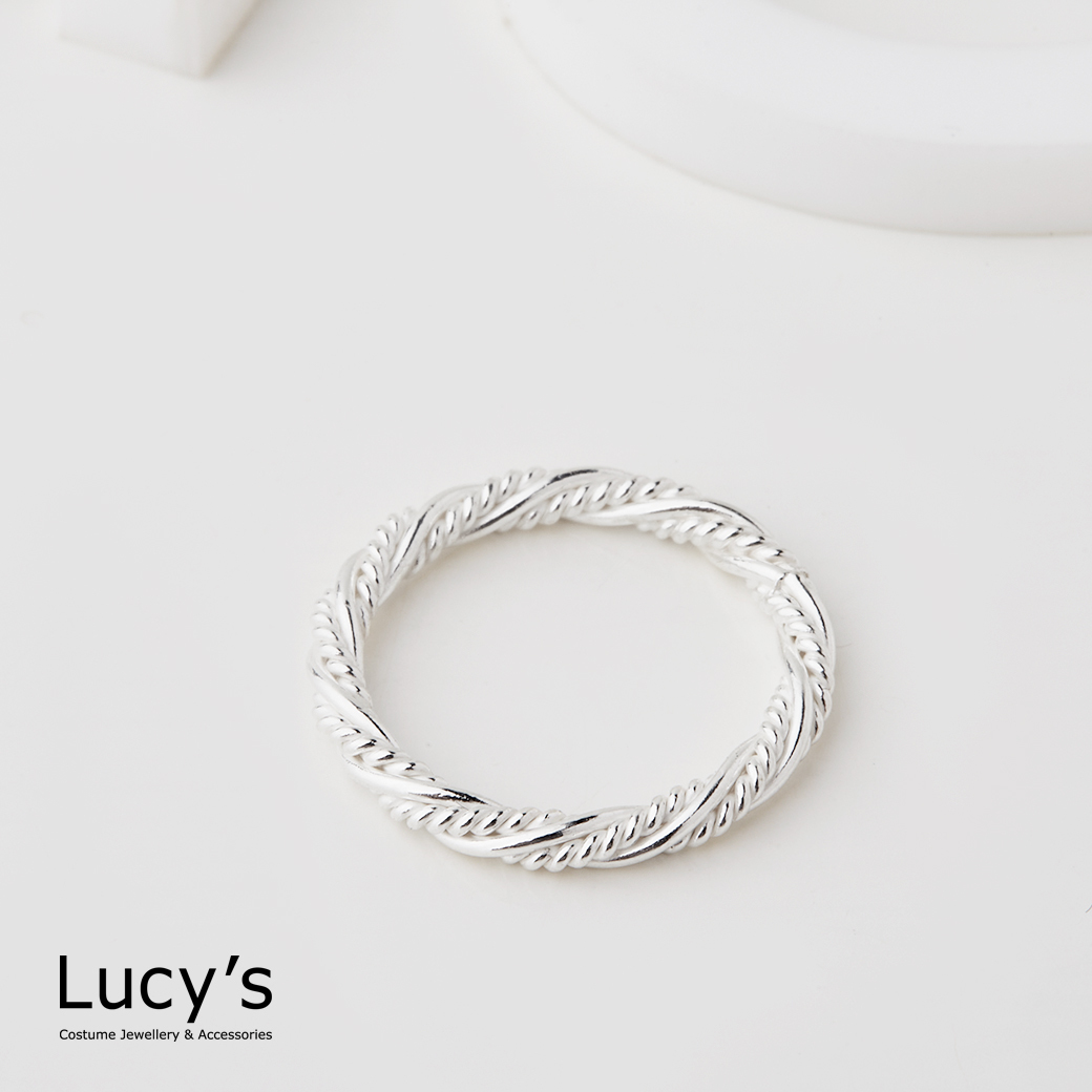 925純銀 繚繞 戒指 (116593)