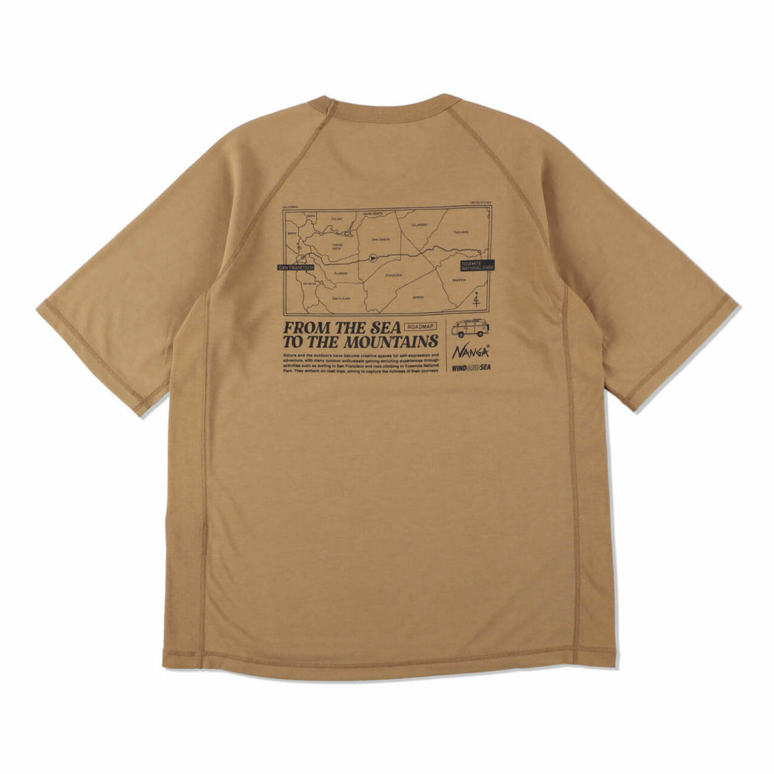 NANGA x WDS DRY MIX (SF_YOSEMITE) S/S Tee