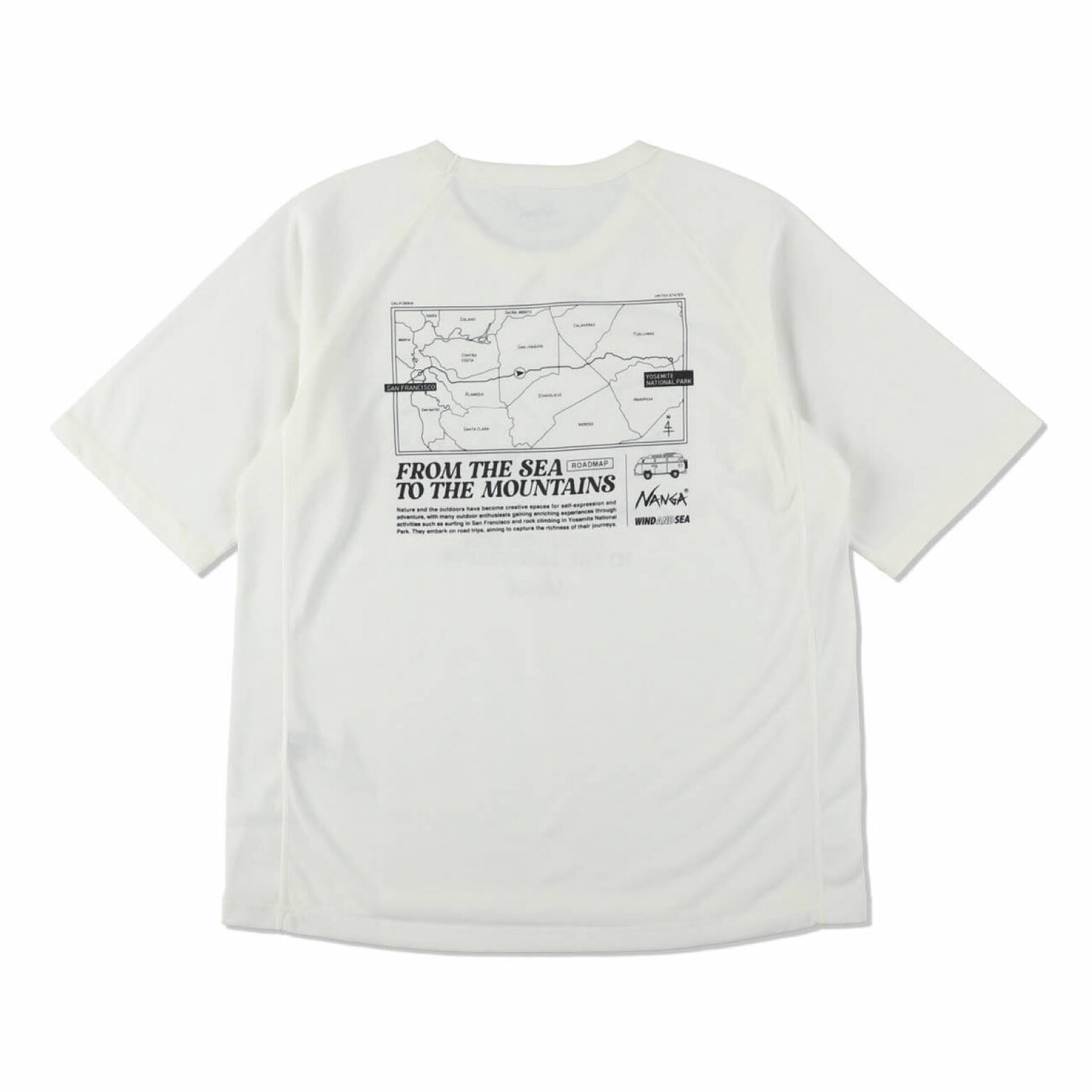 NANGA x WDS DRY MIX (SF_YOSEMITE) S/S Tee