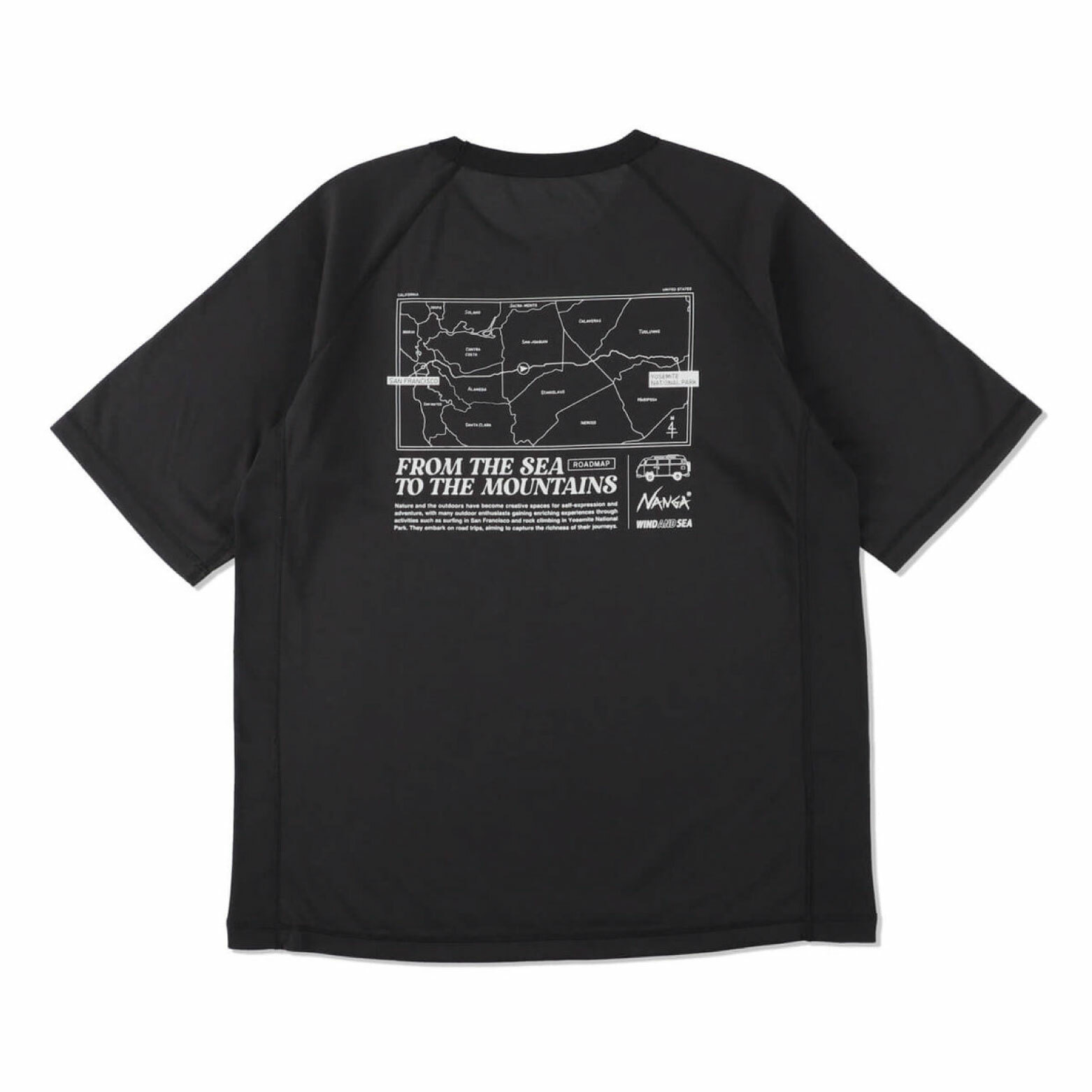 NANGA x WDS DRY MIX (SF_YOSEMITE) S/S Tee