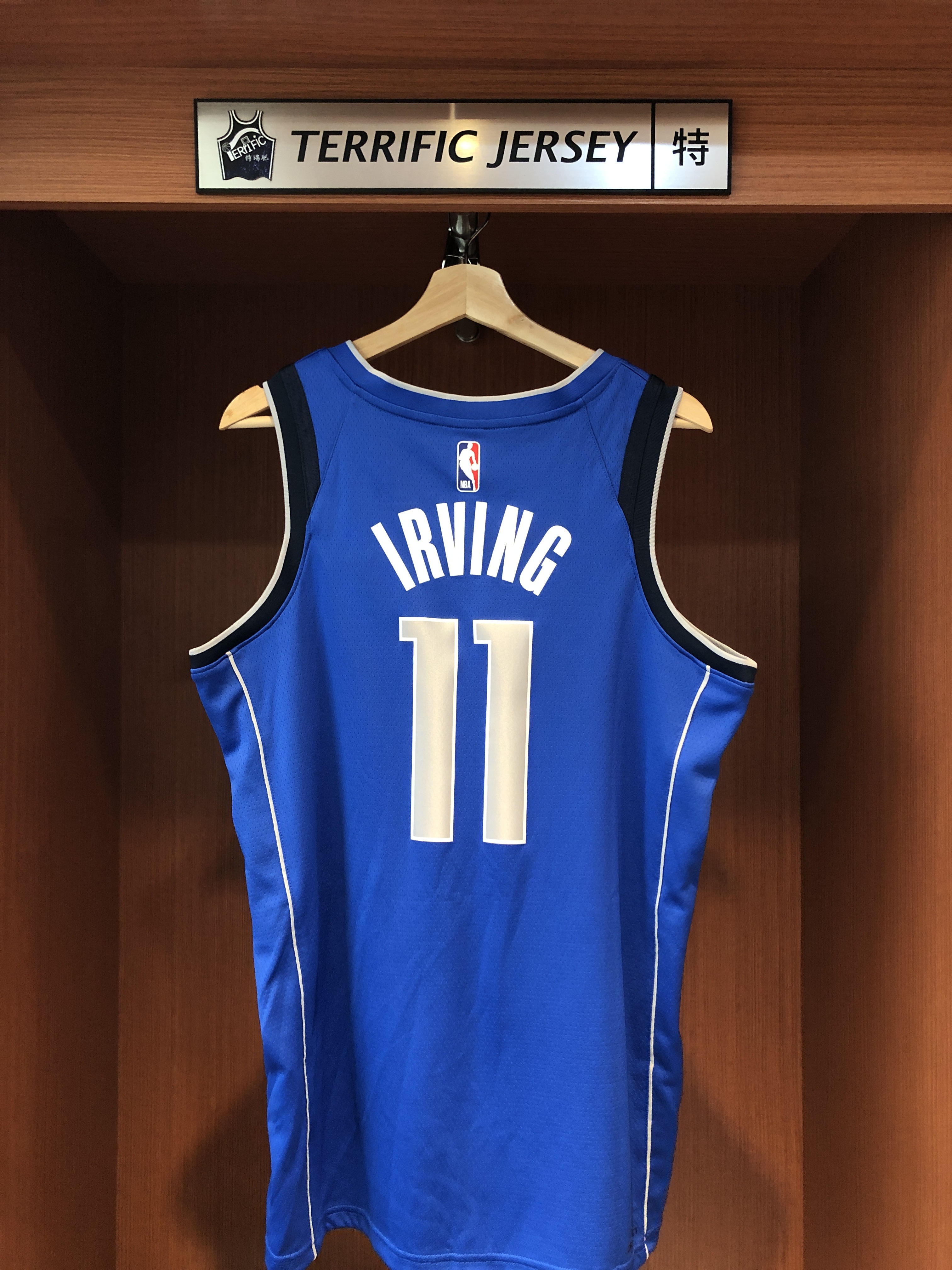 NBA球衣 Kyrie Irving 達拉斯小牛藍 Icon Nike Swingman 球迷版 熱轉印 全新