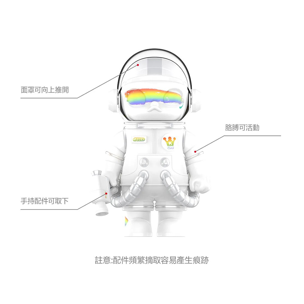 Pop Mart Mega Space Molly Rainbow 彩虹 400%