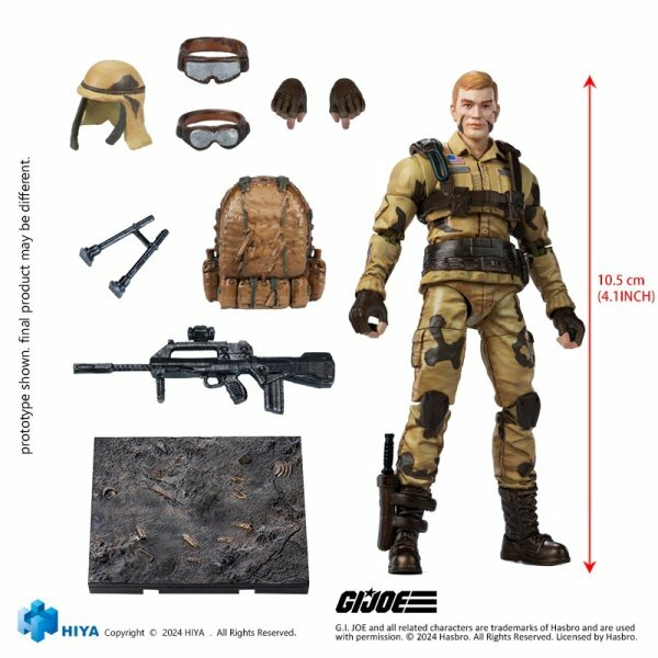 [訂金] HIYA : 1/18 G.I. Joe 特種部隊 達斯提
