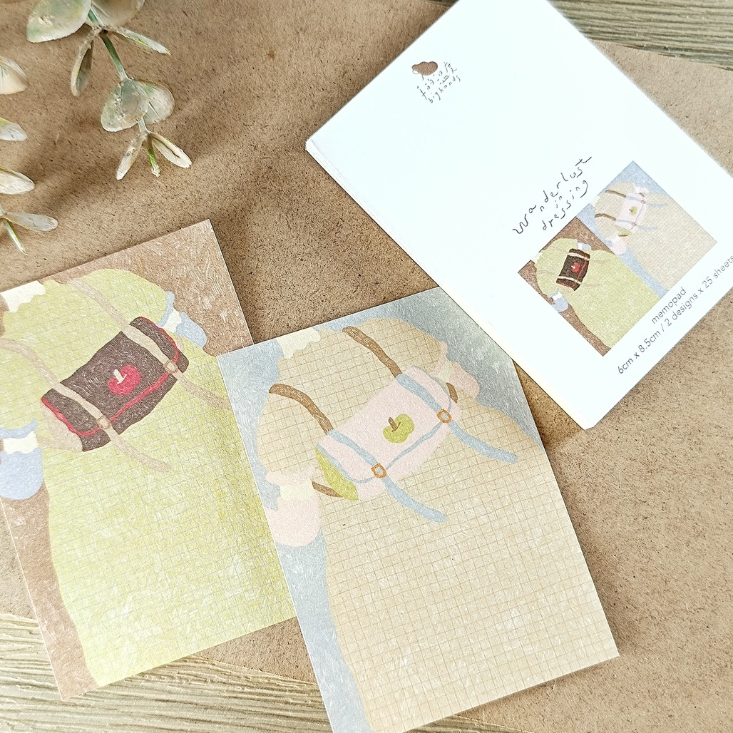 手的溫度bighands．Wanderlust in Dressing MEMO 便簽本 <整本/綜合分裝包>