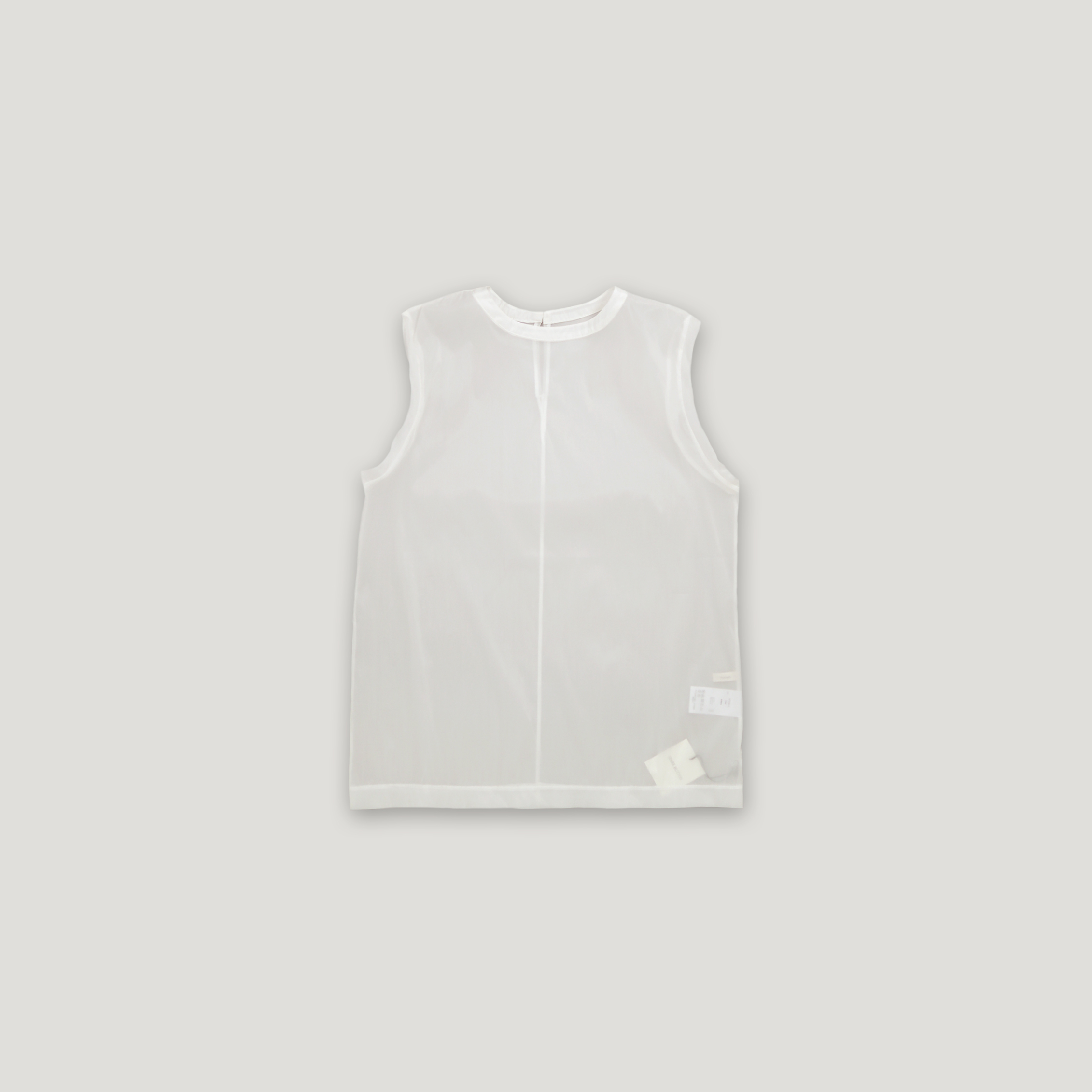 J.P.L. 圓領歐根紗無袖背心 ╭ 2色 ╮