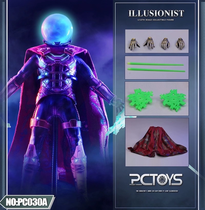PCTOYS 1/12 ILLUSIONIST Action Figure  Standard/ Deluxe  Ver.  (PC030A/B)