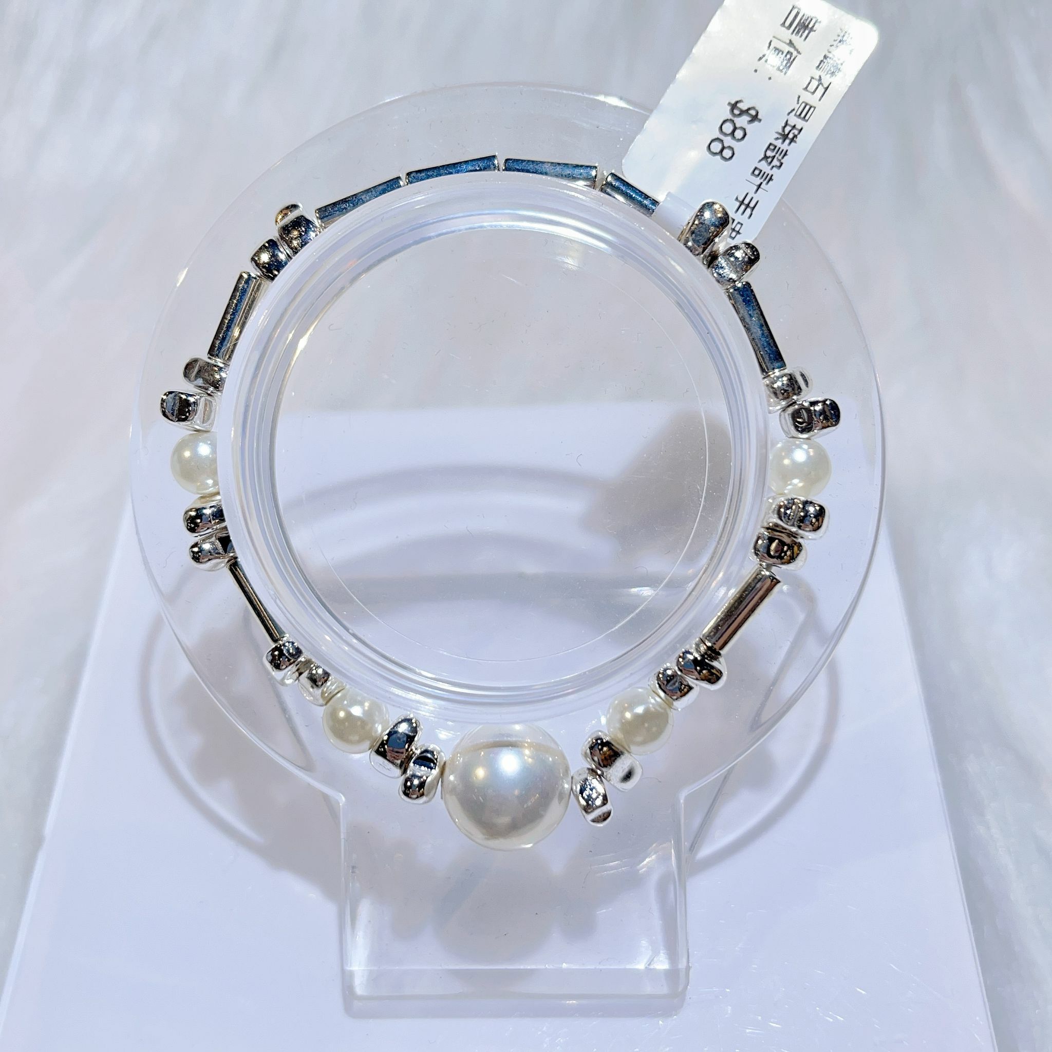 黑膽貝珠設計手串 CH1004