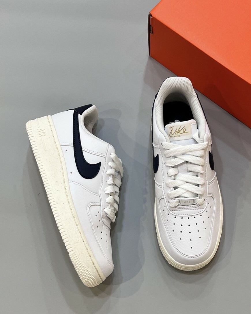 KTQ STORE ‧ Nike Air Force 1 OLYMPIC BLUE 荔枝皮海軍藍奶油底 FZ6768-100