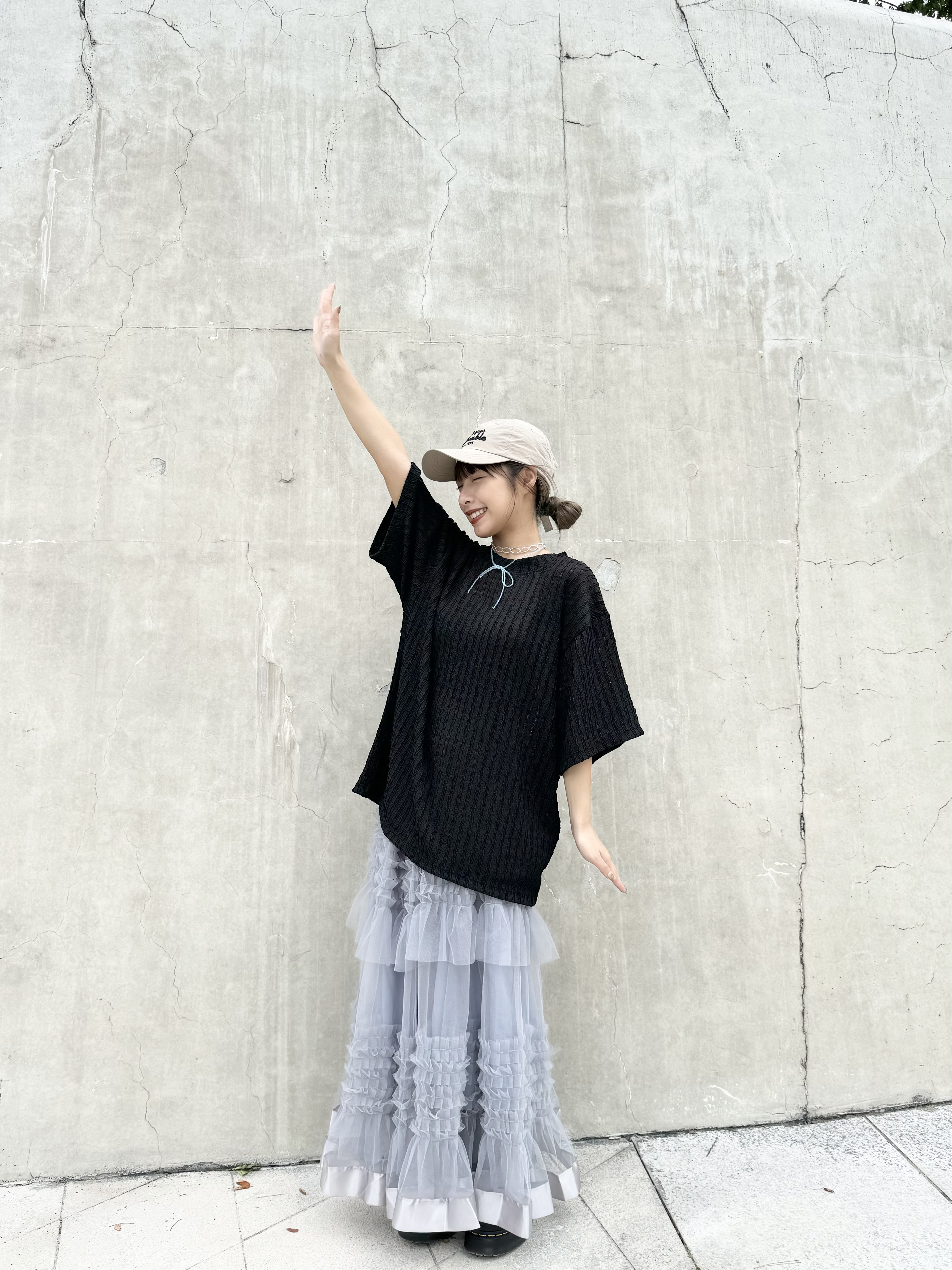 兩色入！暗橫間OVERSIZE TEE