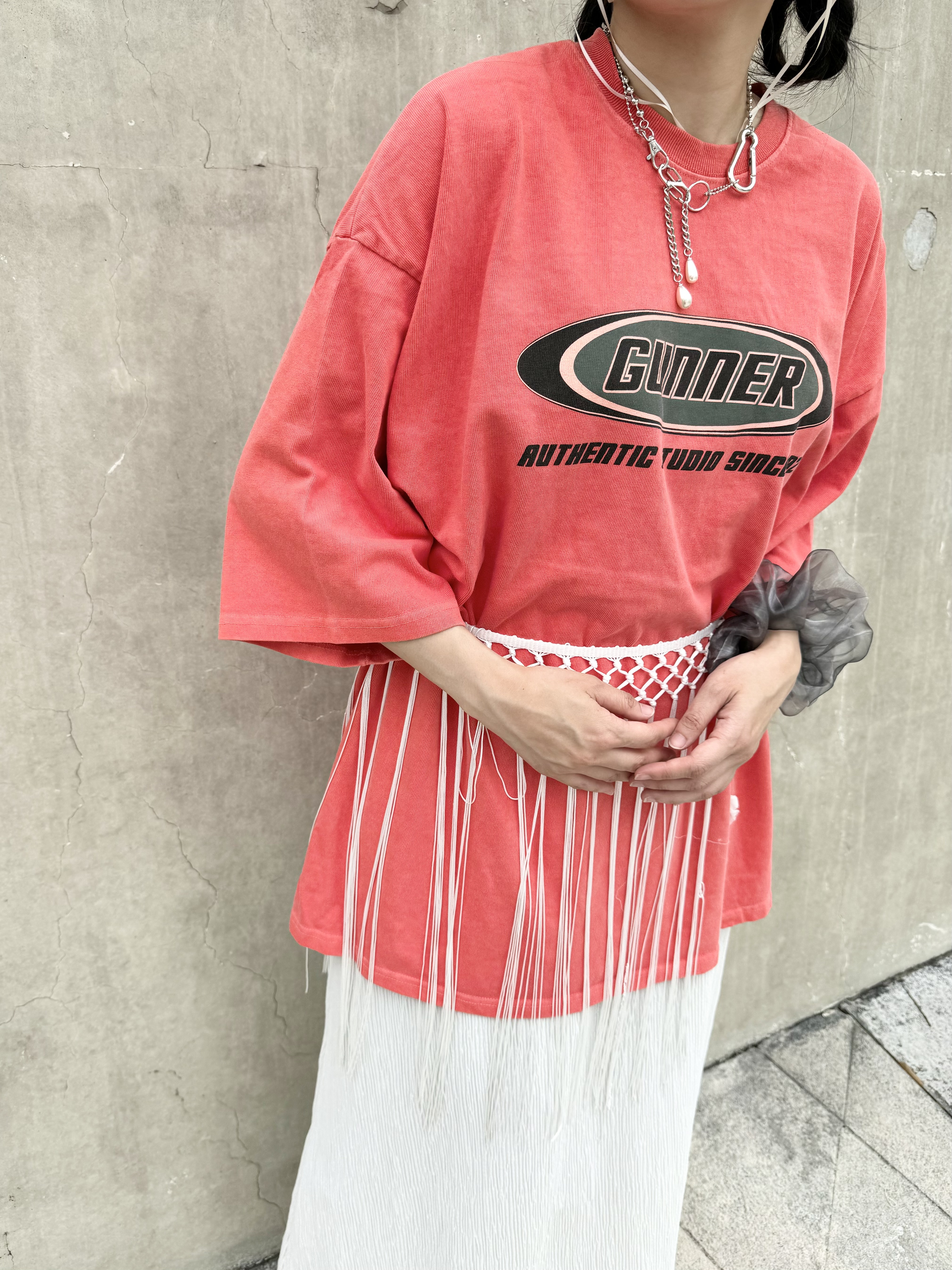 三色入！VINTAGE OVERSIZE TEE( ORANGE)