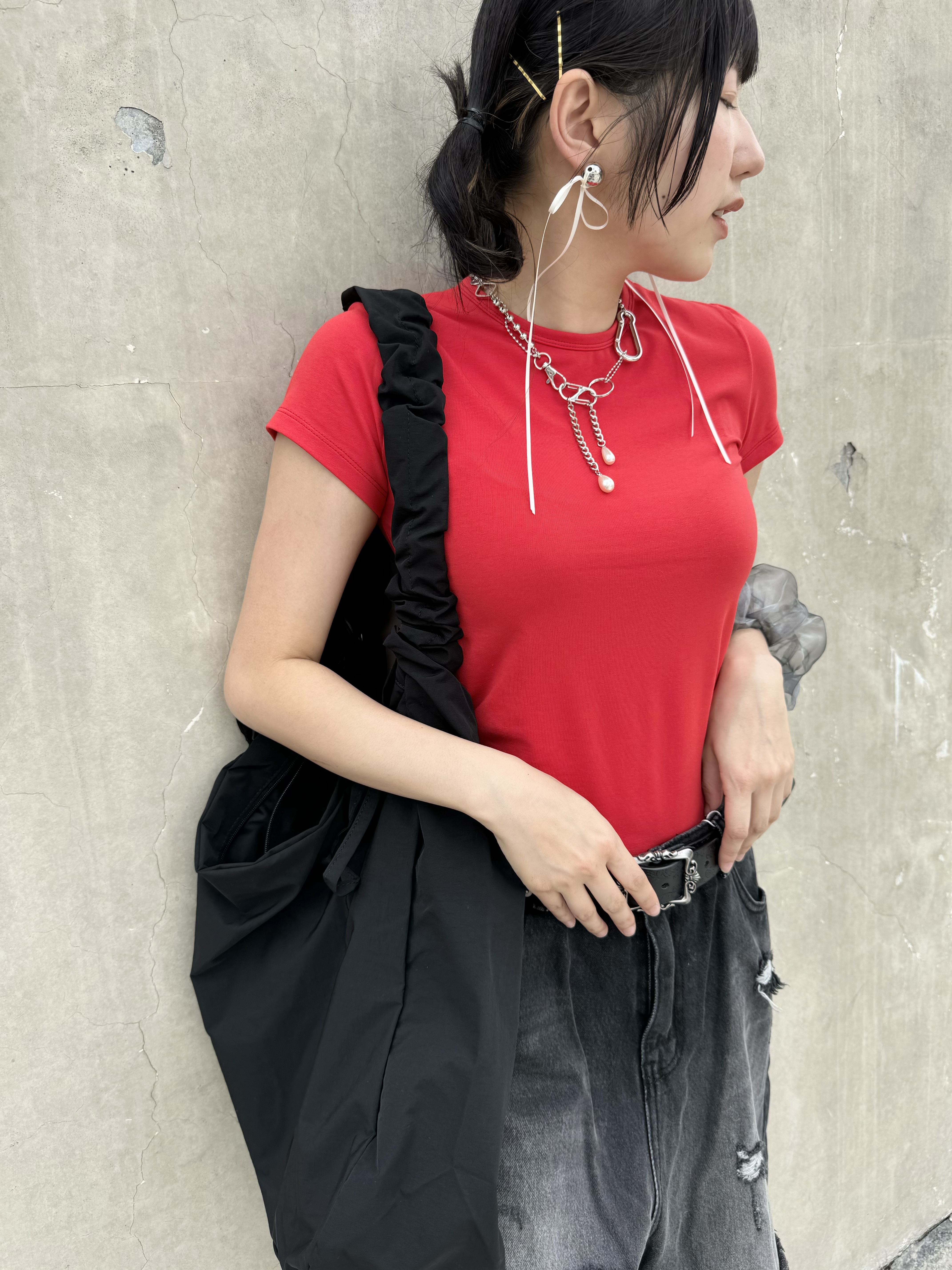 自留！包色 ！舒服FIT CUT 棉TEE 小小泡泡袖！！！